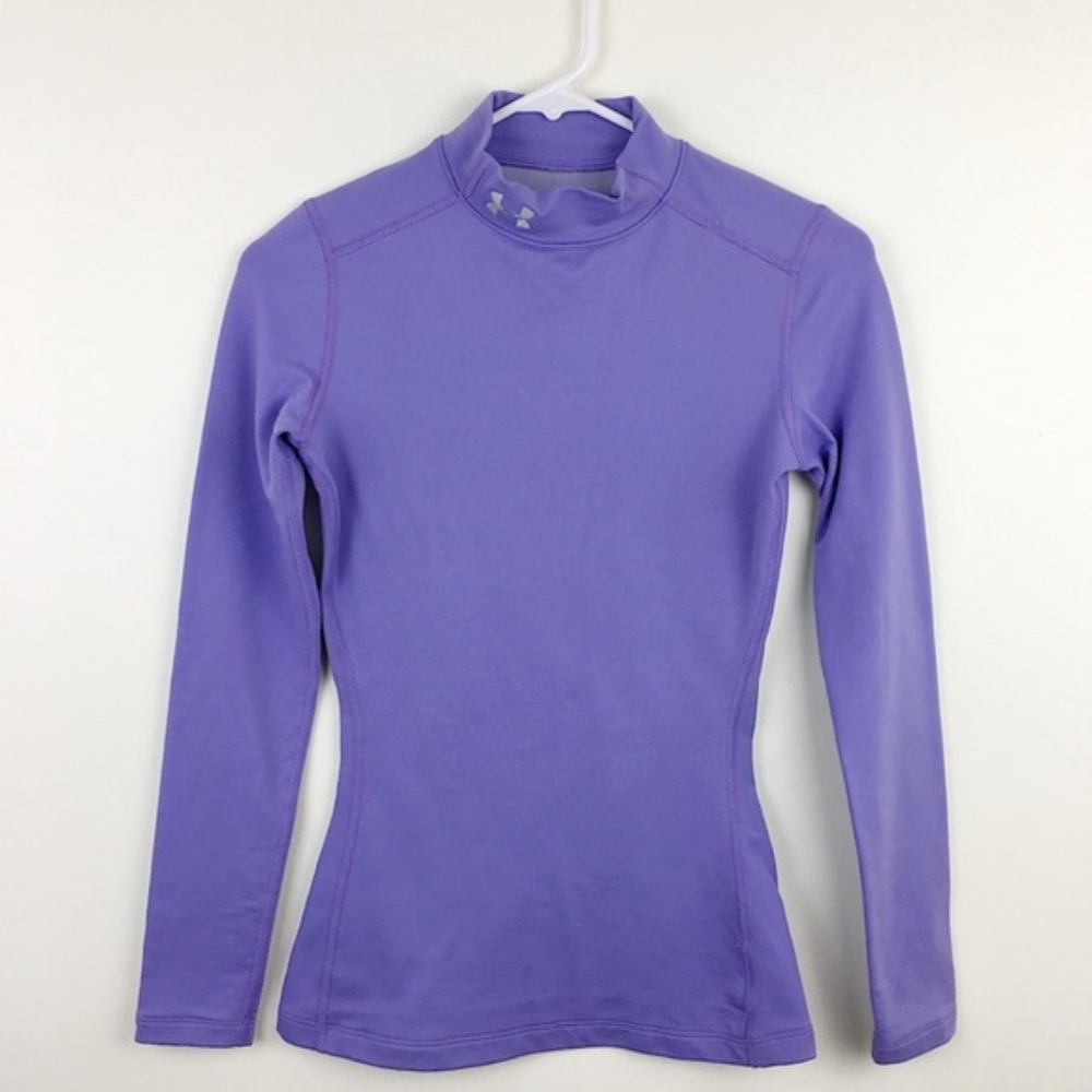 Under Armour Purple Turtleneck Longsleeve Top